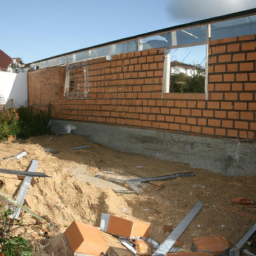 Agrandissement terrasse pour espace de jeu pour enfants Saint-Claude